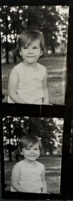 Heather Higdon as a child