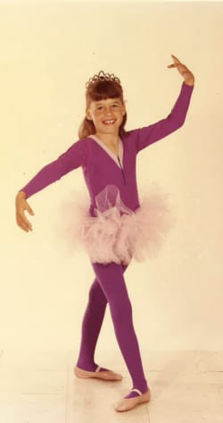 Dr. Melissa Stewart as a child